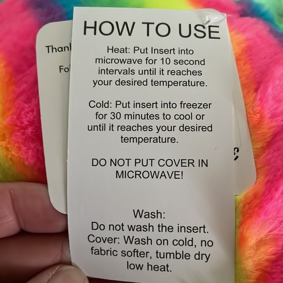 Aspyn Grove Rainbow Highlighter Neck Soother Pillow - Picture 7 of 7